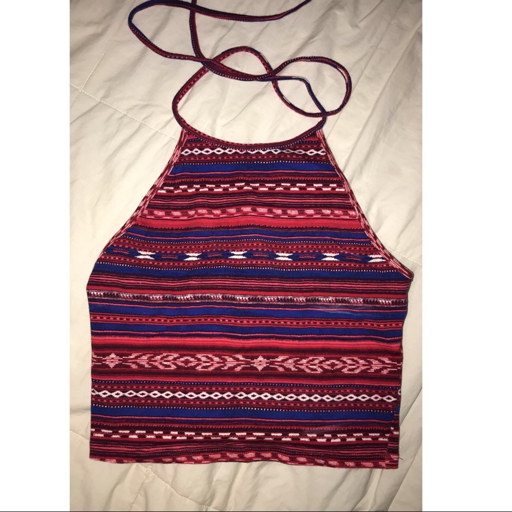 Tribal crop top